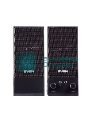 Акустическая система SVEN SPS-604 2.0 черный 4Вт