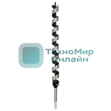 Сверло винтовое по дереву Kranz 30х460 мм, шестигранный хвостовик