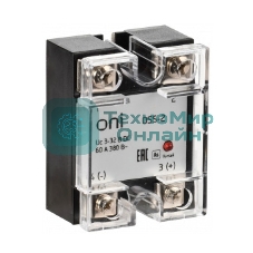 Реле твердотельное IEK Oni OSS-2 одноф. 380В (OSS-2-3-60-B)