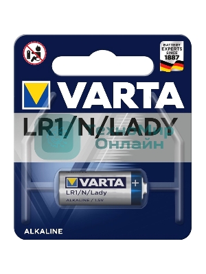 Элемент питания VARTA ELECTRONICS LR 1 бл.1