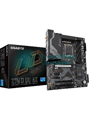 Материнская плата Gigabyte Z790 UD AX (V1.1/V1.2), LGA 1700, Intel Z790, 4xDDR5, 6xSATA, 3xM.2, 1xPCIe 5.0 x16, 1xPCIe 4.0 x4, 1xPCIe 3.0 x1, 1xHDMI, 1xDP, 1x 2.5Gb LAN, 4xUSB-A 2.0, 4xUSB-A 3.2 Gen 1, 1xUSB-A 3.2 Gen 2, 1xUSB-C 3.2 Gen 2x2, 7.1, ATX