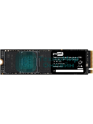 Накопитель SSD PC PET PCPS001T3, 1Tb, PCIe 3.0 x4, M.2 2280, NVMe, R/W 2000/1600