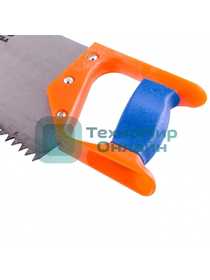 Ножовка по дереву, 500 мм, шаг зубьев 8 мм, пластиковая рукоятка (Ижевск) Россия