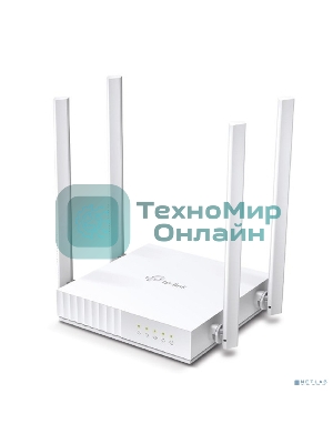 Роутер беспроводной TP-Link Archer C24 AC750 10/100BASE-TX белый
