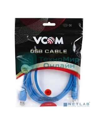 Кабель-удлинитель VCOM VUS7065-1M USB3.0 Am-Af 1 м