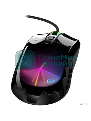 Мышь проводная Genius Scorpion M715 черный, 7200 dpi, USB, кнопки - 6