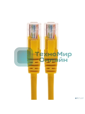 Патч-корд U/UTP Rexant cat.6, RJ45-RJ45, неэкранированный, 26AWG, LSZH, желтый, 0.5 м