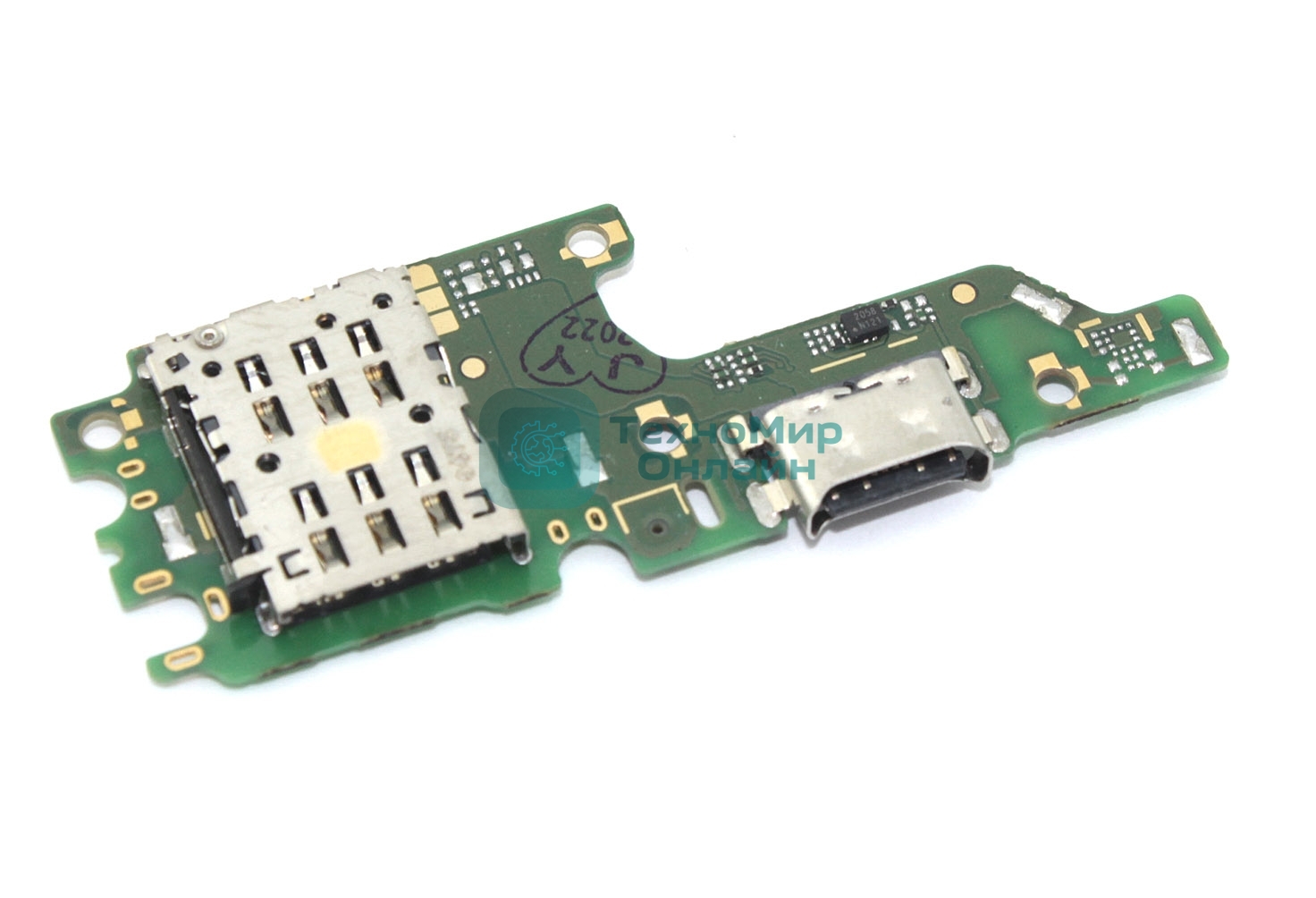 Нижняя плата с разъемом зарядки и микрофоном для Huawei Nova 7 Pro