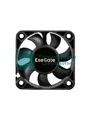 Вентилятор 12В DC ExeGate EX05010H2P (50x50x10 мм, Hydraulic bearing (гидродинамический), 2pin, 5000RPM, 27dBA)