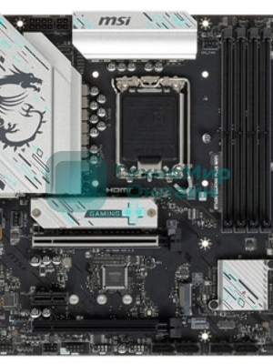 Материнская плата MSI B760M GAMING PLUS WIFI, LGA 1700, Intel B760, 4xDIMM DDR5, 4xSATA, 2xM.2, 1xPCI-E 4.0 x16, 1xPCI-E 3.0 x1, 2xHDMI, 2xDP, 1x 2.5Gb LAN, 2xUSB-A 3.2 Gen 2, 4xUSB 2.0, Micro-ATX