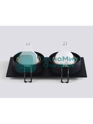 Светильник Ambrella light TN102735/2 BK/GD черный/золото GU5.3 175*92*23