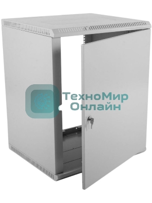 Шкаф телеком. настенный разборный 12U (600х650) дверь металл (ШРН-Э-12.650.1)