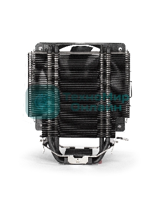 Кулер для процессора ExeGate Dark Magic EXX400-PWM серебристый, 120 мм, алюминий/медь, 2100 об/мин, 24 дБ, 4 pin, 140 Вт, 155 мм