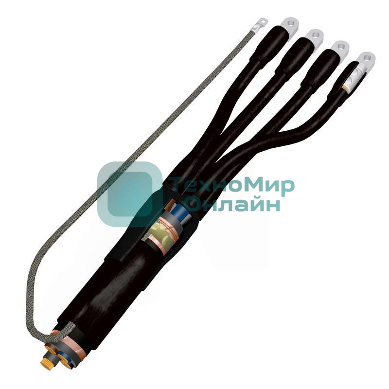 Муфта кабельная концевая внутр. и наружн. установки 1кВ 4ПКВНтпБ-в-10/25 с наконечн. Подольск 4pkvntpbvx010x25