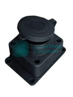 Розетка настенная 16А 250В с заглушкой с заземл. каучук IP44 (еврослот) UNIVersal 602229