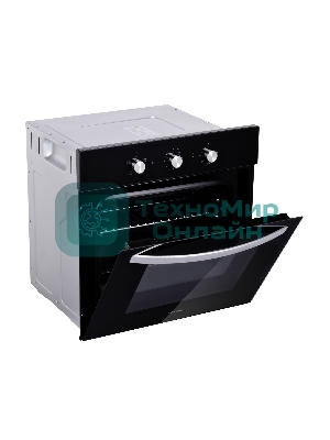 Духовой шкаф электрический Hyundai HEO 6630 BG черный, встраиваемый