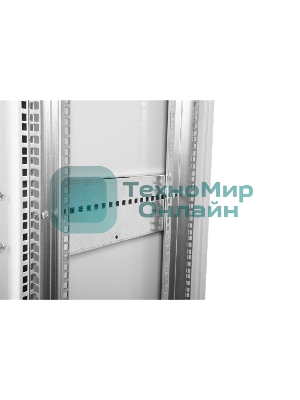 Шкаф телекоммуникационный напольный 42U (600x1000) дверь перф. 2шт, черный