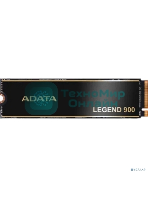 Накопитель SSD ADATA LEGEND 900, 512Gb, PCIe 4.0 x4, M.2 2280, NVMe, R/W 6200/2300, с радиатором