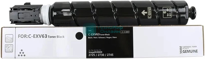 Тонер Canon C-EXV63 5142C002 черный туба для копира iR2725i/2730i