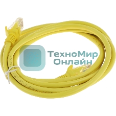 Патч-корд Premier PP12-2M/Y 1000Gbит/с UTP 4 пары cat.5e CCA molded 2м желтый RJ-45 (m)-RJ-45 (m)