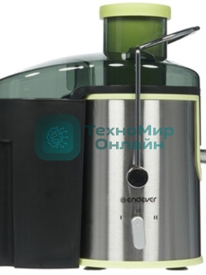 Соковыжималка Endever Sigma 75 серебристый, центробежная, 400 Вт, 450 мл, электронное