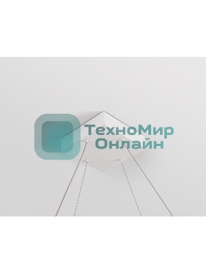 Подвесной светодиодный светильник Ambrella light FL5802/1+4 WH белый 50W 3000K/4200K/6400K 600*600*1200 (без ПДУ)