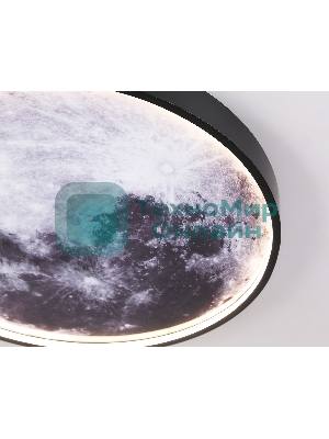 Настенно-потолочный светодиодный светильник Ambrella light FW11111 BK черный 18W LED 3000-6400K D300*38