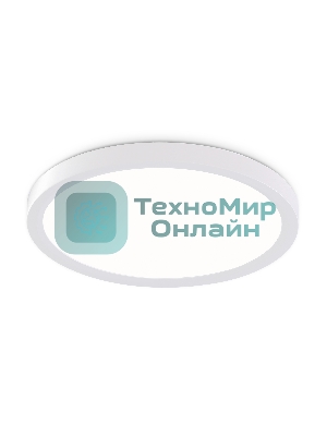 Светильник светодиодный ультратонкий Ambrella light FZ1903 WH белый IP54 20W 3000K-6500K CCT-переключатель D300*25 (Без ПДУ)