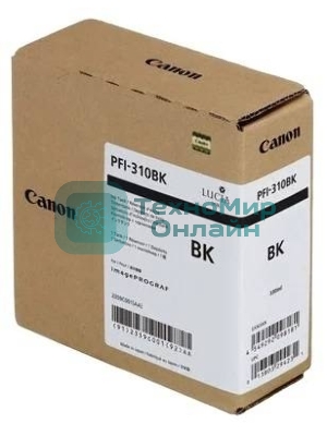 Картридж струйный Canon PFI-310 BK 2359C001 черный (330мл) для Canon TX-2000/TX-3000/TX-4000
