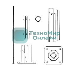Опора ОГКл-8 верх 75 гор. цинк Пересвет В00004483