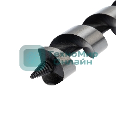 Сверло винтовое по дереву Kranz 30х460 мм, шестигранный хвостовик