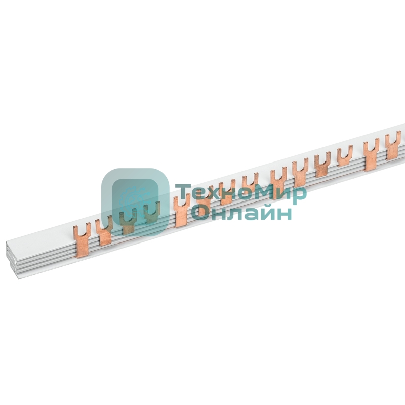 Шина соединительная Rexant типа FORK вилка 4Р 63 А 1 м