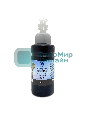 Чернила NVPrint водорастворимые T6641 для аппаратов Epson L100, L110, L120, L132, L200, L210, L222, L300, L312, L350, L355, L362, L366, L456, L550, L555, L566, L1300, L386, L486, L121, L3050, L3060, L3070, L364, L382, L605, L655, L1455 (70 мл) черный