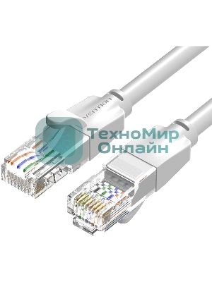 Патч-корд Vention прямой UTP cat.6, RJ45 - 5м. Серый