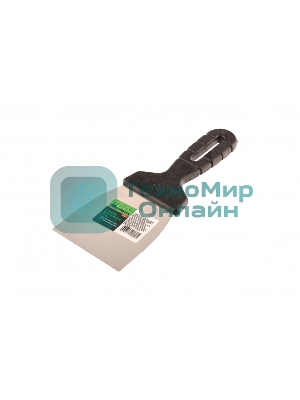 Шпательная лопатка из нержавеющей стали Сибртех, 80 мм, пластмассовая рукоятка