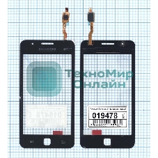 Сенсорное стекло (тачскрин) для Samsung Z1 SM-Z130H черное