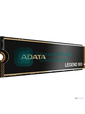Накопитель SSD ADATA LEGEND 900, 512Gb, PCIe 4.0 x4, M.2 2280, NVMe, R/W 6200/2300, с радиатором