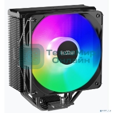 Кулер PCCooler Paladin EX400S черный 120мм алюминий+медь 1800rpm 28.6db 4-pin 180W 157мм