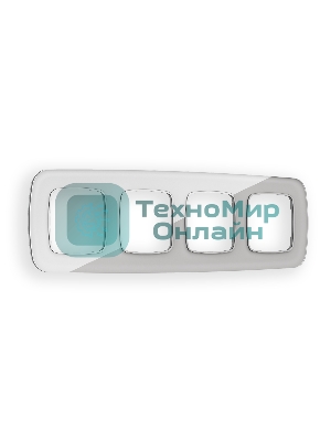 Рамка OMEGA Radian (Серебро Стекло органическое) 4-ая OF320404