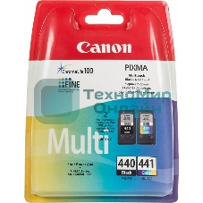 Картридж струйный Canon PG-440/CL-441 5219B005 черный/трехцветный x2уп. для Canon MG2140/MG3140 (180 стр.)