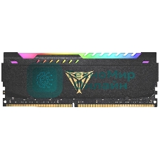 Оперативная память Patriot Viper Steel, DDR4, 16GB (2x8GB), 3600MHz, CL20, DIMM, с радиатором, RGB, черный