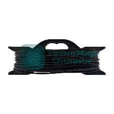 Удлинитель-шнур на рамке PROconnect ПВС 2х0.75, 40 м, б/з, 6 А, 1300 Вт, IP20, черный