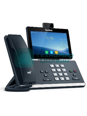 Телефон YEALINK SIP-T58W with camera, видеотерминал, Android, WiFi, Bluetooth, GigE, CAM50, без БП, шт