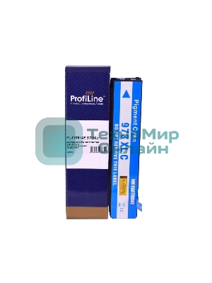 Картридж струйный ProfiLine PL-F6T81AE (№973XL) для принтеров HP PageWide Pro 452/477/P55250/P57750 с чернилами Cyan