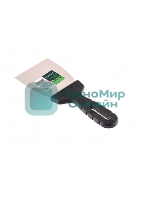 Шпательная лопатка из нержавеющей стали Сибртех, 80 мм, пластмассовая рукоятка