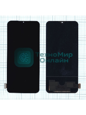 Дисплей для Xiaomi Mi10 Lite в сборе с тачскрином (TFT) черный