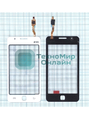Сенсорное стекло (тачскрин) для Samsung Z1 SM-Z130H белое