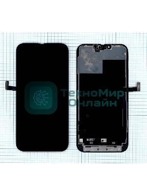 Дисплей (модуль) для Apple iPhone 13 Pro Max в сборе с тачскрином (Soft Oled), черный