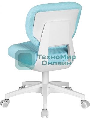 Кресло Cactus CS-CHR-3594BL голубой, ткань, 75 кг, механизм качания