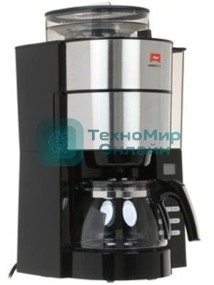 Кофеварка капельная Melitta Aromafresh 2 Grind & Brew черный, исп. кофе - зерновой, 1.25 л